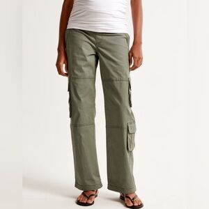 Abercrombie Relaxed Cargo Maternity Jeans